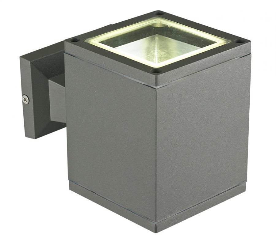 Φωτιστικό Δαπέδου Εξ.Χώρου IP54 Led 2x3w 4000K 8,5x14xH11,5cm Χυτό Αλουμίνιο Γραφίτης Sun Light JL2233/2
