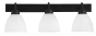 Φωτιστικό ράγα 3φωτη OVO/AP 3/L RAGA BL-WH Heronia 31-1202