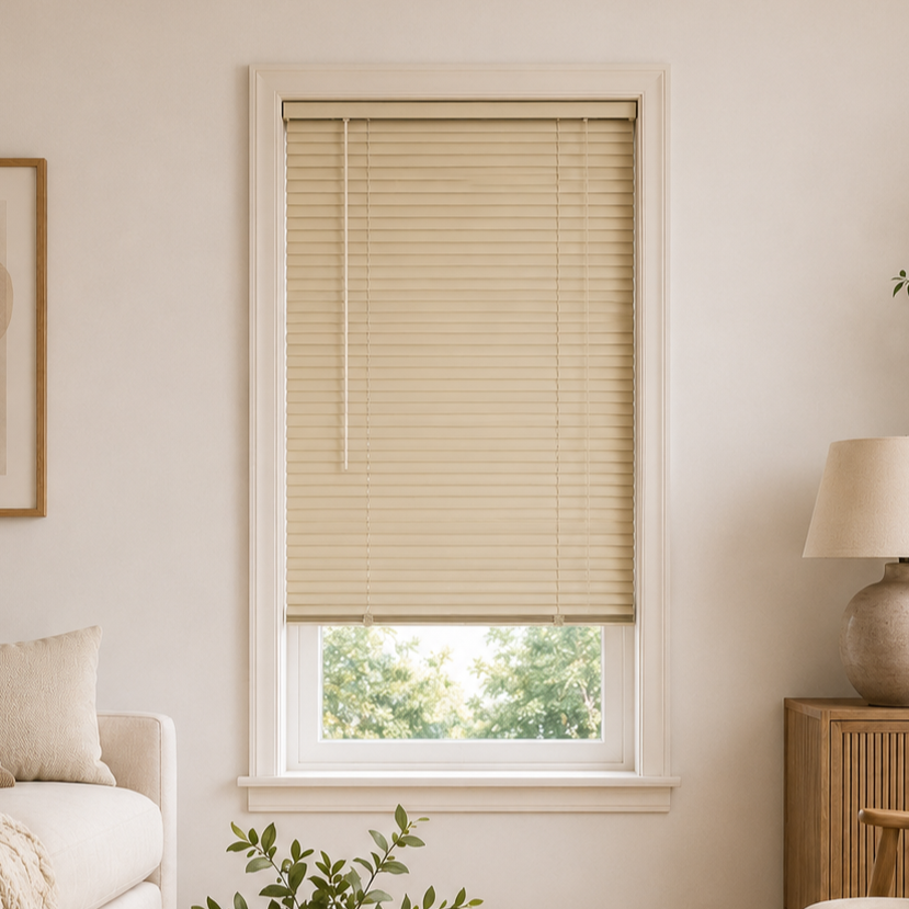 Μεταλλικό Στόρι αλουμινίου 25mm 120x140cm Μπεζ MRShome DRV-BG120140