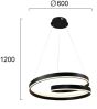 Κρεμαστό Φωτιστικό Μαύρο Capri Viokef 4291300