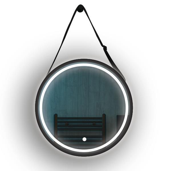 ΚΑΘΡΕΠΤΗΣ ΣΤΡΟΓΓΥΛΟΣ TOUCH LED ΜΕ ΜΑΥΡΟ ΣΤΗΡΙΓΜΑ LED 20W 1680lm 3CCT (3500-4000-6500K) Φ600mm ΜΑΥΡΟΣ ARTE ILLUMINA MIRO Eurolamp 144-88007