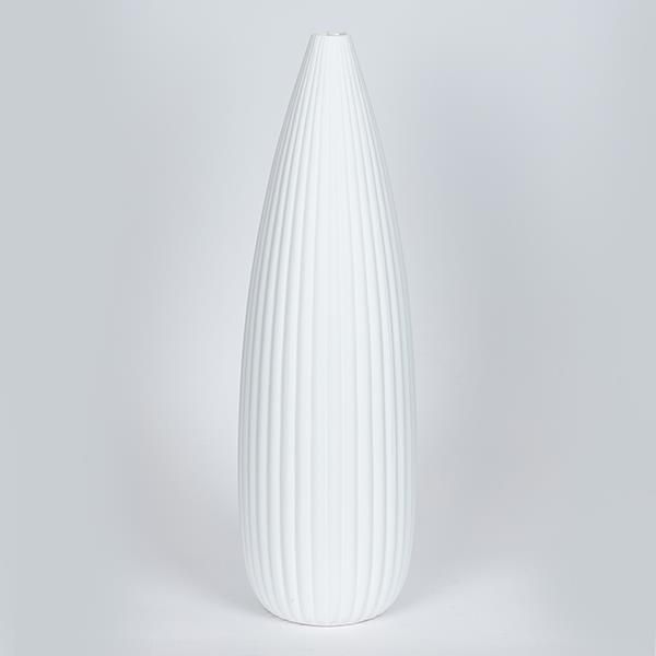 ΒΑΖΟ ΚΕΡΑΜΙΚΟ ΛΕΥΚΟ 13.5x46cm Eurolamp 752-20395
