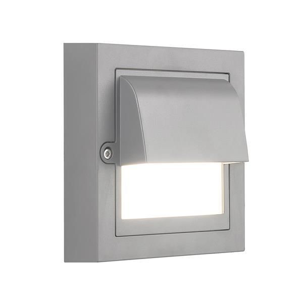 ΦΩΤΙΣΤΙΚΟ ΤΟΙΧΟΥ LED 6W 135X135X55 3CCT IP65 ΓΚΡΙ ARTE ILLUMINA SENARIO Eurolamp 145-52126