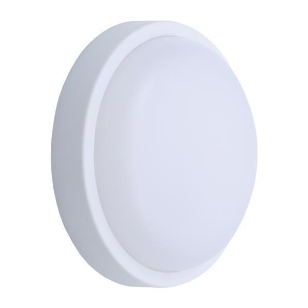 ΦΩΤΙΣΤΙΚΟ ΤΟΙΧΟΥ ΣΤΡΟΓΓΥΛΟ LED 12W Φ170X50 3000K IP54 ΛΕΥΚΟ PLUS ARTE ILLUMINA Eurolamp 145-20015