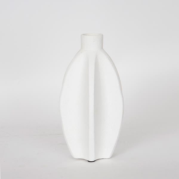 ΒΑΖΟ ΚΕΡΑΜΙΚΟ ΛΕΥΚΟ 15x13.5x25cm Eurolamp 752-20256
