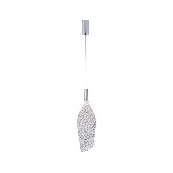 ΦΩΤΙΣΤΙΚΟ ΚΡΕΜΑΣΤΟ ΜΕΤΑΛΛΟ ΜΟΝΟΦΩΤΟ LED 6.3W 648Lm 3000K Φ146X1774mm ΑΣΗΜΙ ARTE ILLUMINA PERFORATO Eurolamp 144-15062