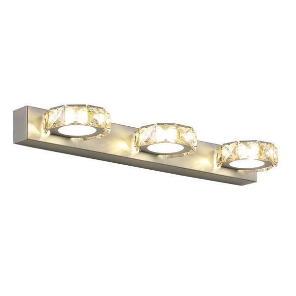 ΑΠΛΙΚΑ ΤΟΙΧΟΥ LED 9W 4000Κ ΟΒΑΛ 3Φ 460X50X116 ΝΙΚΕΛ ARTE ILLUMINA Eurolamp 144-80007