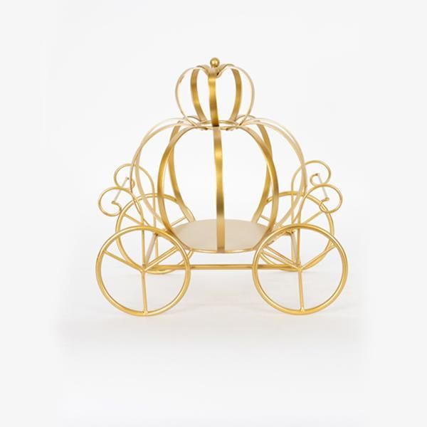 ΚΟΡΩΝΑ ΑΜΑΞΑ ΧΡΥΣΗ 33x19x34cm Eurolamp 752-28572