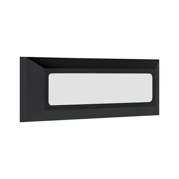 ΦΩΤΙΣΤΙΚΟ ΤΟΙΧΟΥ SLIM LED 4W IP65 230V 3CCT 230X80mm PRO ΜΑΥΡΟ ARTE ILLUMINA Eurolamp 145-52071