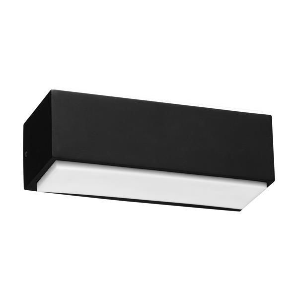 ΑΠΛΙΚΑ ΤΟΙΧΟΥ ΑΛΟΥΜΙΝΙΟΥ LED UPDOWN 10W ΜΑΥΡΗ ARTE ILLUMINA NIKITA Eurolamp 145-82091