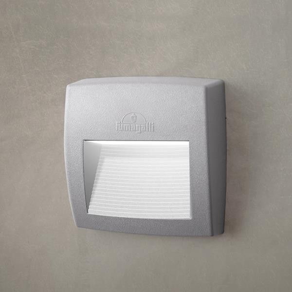 FUMAGALLI LORENZA 150 ΑΠΛΙΚΑ ΤΟΙΧΟΥ 1ΧR7S LED 3,5W 3CCT(2700Κ-4000Κ-6500Κ) ΓΚΡΙ Eurolamp 145-26320