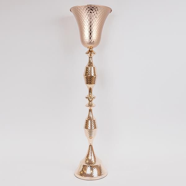 ΒΑΖΟ ΜΕΤΑΛΛΙΚΟ ΧΡΥΣΟ 12x14x47cm Eurolamp 752-22061