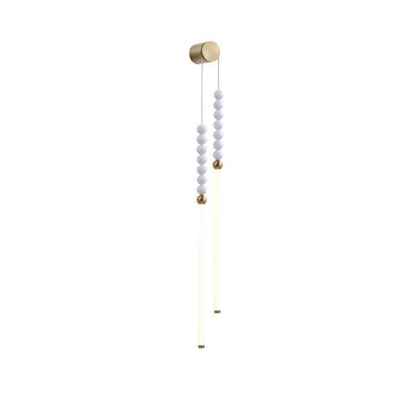 ΦΩΤΙΣΤΙΚΟ ΚΡΕΜΑΣΤΟ LED 15W 900Lm 3000K 950X800mm ΛΕΥΚΟ-ΧΡΥΣΟ ARTE ILLUMINA PEARLETTE Eurolamp 144-18089