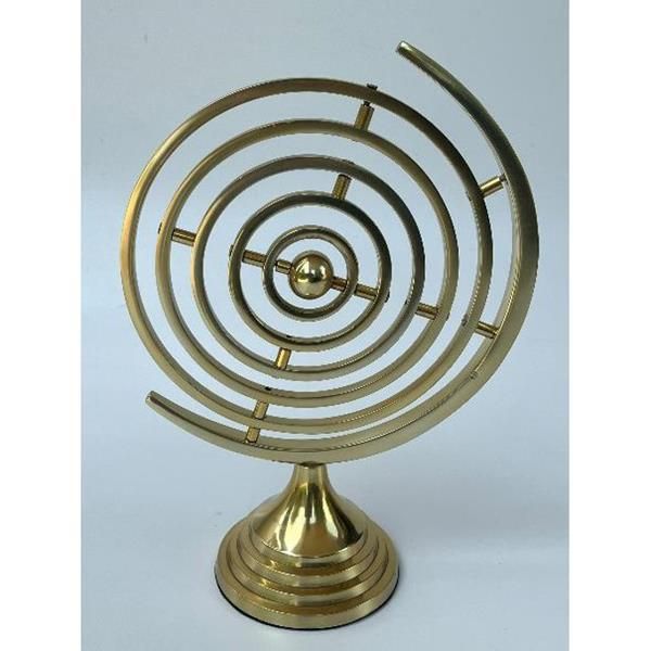 ΥΔΡΟΓΕΙΟΣ ΜΕΤΑΛΛΙΚΗ ΧΡΥΣΗ 33cm Eurolamp 819-00343