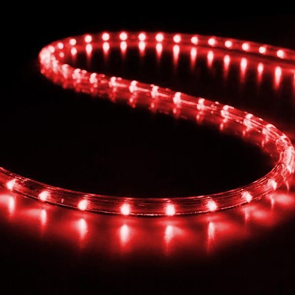ΦΩΤΟΣΩΛΗΝΑΣ LED, ΠΡΟΣΤΑΣΙΑ UV, ΚΟΠΗ ΑΝΑ ΜΕΤΡΟ, ΜΟΝΟΚΑΝΑΛΟΣ, ΚΟΚΚΙΝΟ, 50m, 36 LED ΑΝΑ ΜΕΤΡΟ, IP65 Eurolamp 600-22233