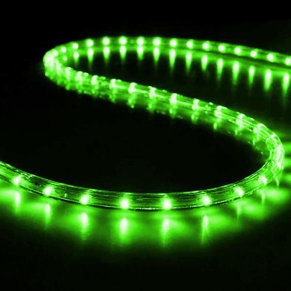 ΦΩΤΟΣΩΛΗΝΑΣ LED, ΠΡΟΣΤΑΣΙΑ UV, ΚΟΠΗ ΑΝΑ ΜΕΤΡΟ, ΜΟΝΟΚΑΝΑΛΟΣ, ΠΡΑΣΙΝΟ, 50m, 36 LED ΑΝΑ ΜΕΤΡΟ, IP65 Eurolamp 600-22236