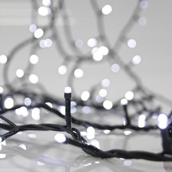 ΣΕΙΡΑ, 1200 LED 3mm, 31V ΜΕΤΑΣΧΗΜΑΤΙΣΤΗ, ΣΤΑΘΕΡΟ, ΠΡΑΣΙΝΟ PVC ΚΑΛΩΔΙΟ, ΛΕΥΚΟ LED ΑΝΑ 5cm, ΠΡΟΕΚΤΑΣΗ ΠΑΡΟΧΗΣ 3m, ΙΡ44 Eurolamp 600-11348