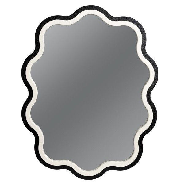 ΚΑΘΡΕΦΤΗΣ ΞΥΛΙΝΟΣ ΜΑΥΡΟΣ - ΛΕΥΚΟΣ 78x2.5x100cm Eurolamp 811-30012