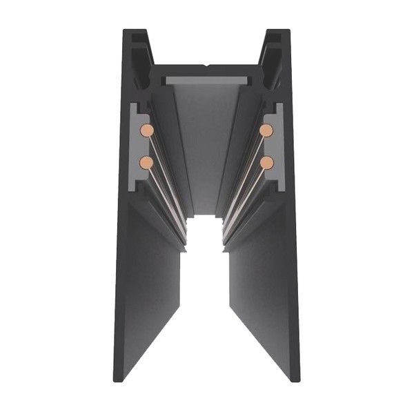 ΡΑΓΑ ΕΞΩΤΕΡΙΚΗ ΜΑΓΝΗΤΙΚΗ 1m ΜΑΥΡΗ Eurolamp 145-59902