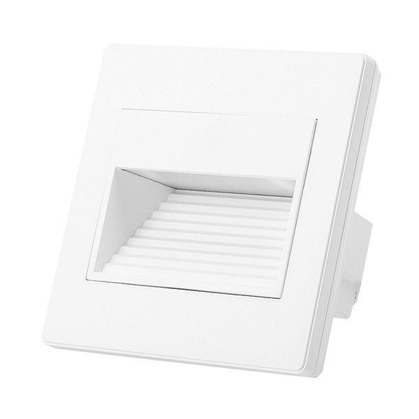 ΑΠΛΙΚΑ ΤΟΙΧΟΥ SLIM LED 1W 86X86X40 3000K IP20 ΛΕΥΚΗ ARTE ILLUMINA Eurolamp 145-52199