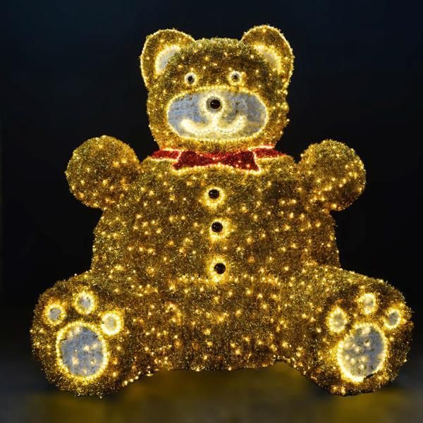 ΕΠΑΓΓΕΛΜΑΤΙΚΟ ΣΧΕΔΙΟ 3D, ΑΡΚΟΥΔΑΚΙ, ΚΙΤΡΙΝΗ LED ΦΩΤ/ΝΑ, ΘΕΡΜΟ ΛΕΥΚΟ LED, IP65 Eurolamp 600-23370