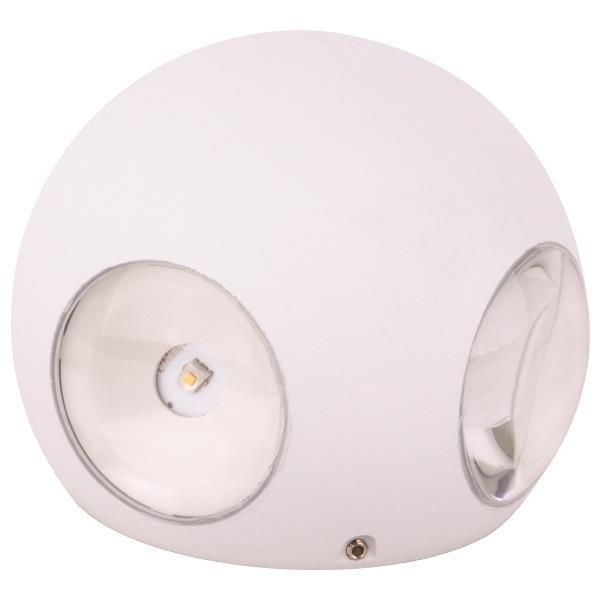 ΦΩΤΙΣΤΙΚΟ ΤΟΙΧΟΥ ΣΤΡΟΓΓΥΛΟ LED 8W Φ100X94 3000K IP65 ΛΕΥΚΟ PLUS ARTE ILLUMINA Eurolamp 145-20226
