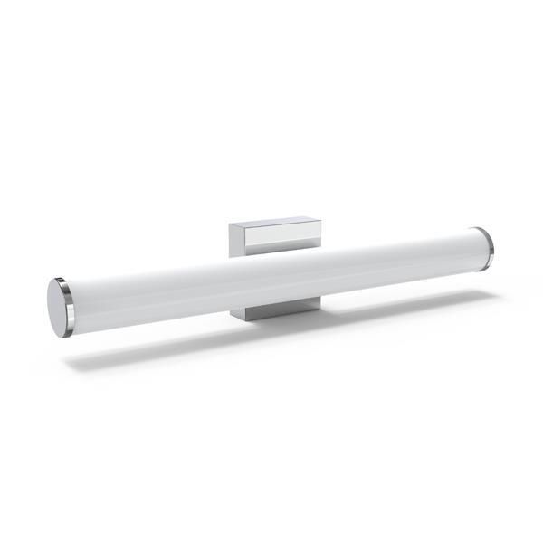 ΑΠΛΙΚΑ ΜΠΑΝΙΟΥ ΜΕΤΑΛΛΟ-ΠΛΑΣΤΙΚΟ ΟΒΑΛ LED 15W 1500Lm 3CCT(3000-4000-6000K) 600X102mm IP44 ΑΣΗΜΙ ARTE ILLUMINA PALΜ Eurolamp 144-80541