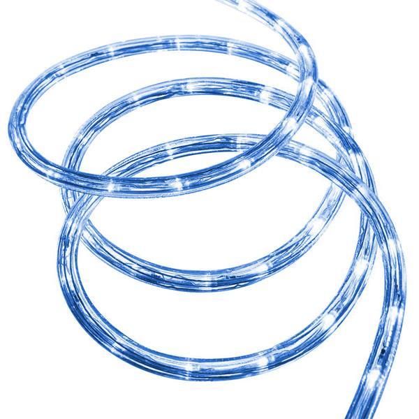 ΦΩΤΟΣΩΛΗΝΑΣ LED, ΜΟΝΟΚΑΝΑΛΟΣ, ΜΠΛΕ, 10m, 24 LED ΑΝΑ ΜΕΤΡΟ, IP44 Eurolamp 600-22265