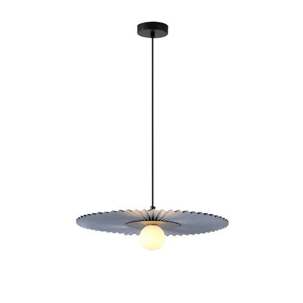ΦΩΤΙΣΤΙΚΟ ΚΡΕΜΑΣΤΟ ΜΕΤΑΛΛΟ-ΥΦΑΣΜΑ 1XG9 MAX 10W Φ480mm ΜΑΥΡΟ ARTE ILLUMINA PIRUETTE Eurolamp 144-28512