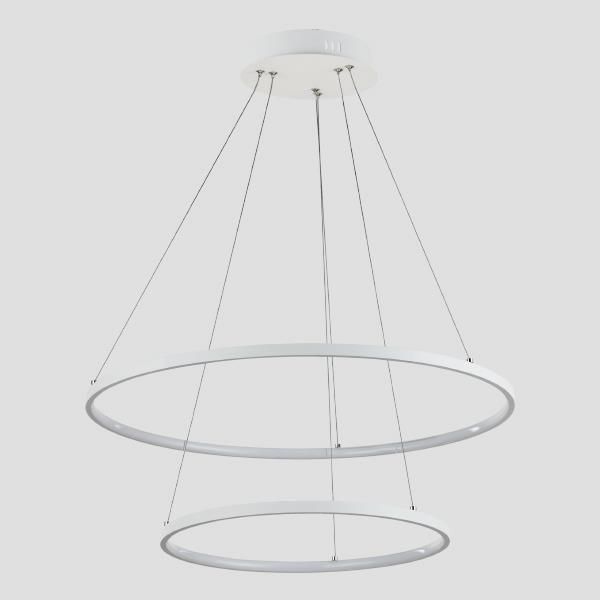 ΦΩΤΙΣΤΙΚΟ ΚΡΕΜΑΣΤΟ ΣΤΡΟΓΓΥΛΟ LED 37W Φ40XΦ60X110 ΛΕΥΚΟ ARTE ILLUMINA DOPPIA Eurolamp 144-15004