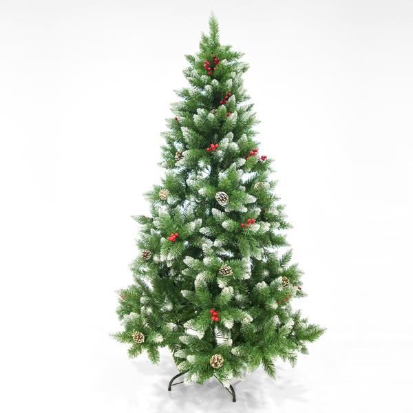 ΔΕΝΤΡΟ ΕΛΑΤΟ ΧΙΟΝΙΣΜΕΝΟ ΜΕ BERRY, 240cm Eurolamp 600-30173