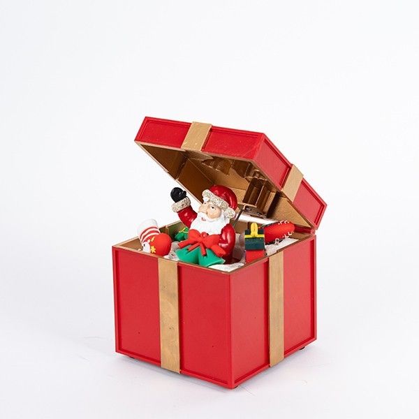 ΑΝΟΙΓΟΜΕΝΟ ΔΩΡΟ ΜΕ ΑΓΙΟ ΒΑΣΙΛΗ, ΜΕ ΦΩΣ ΚΑΙ ΚΙΝΗΣΗ, ΜΠΑΤΑΡΙΑΣ, 12.5x12.5x20cm Eurolamp 600-47716