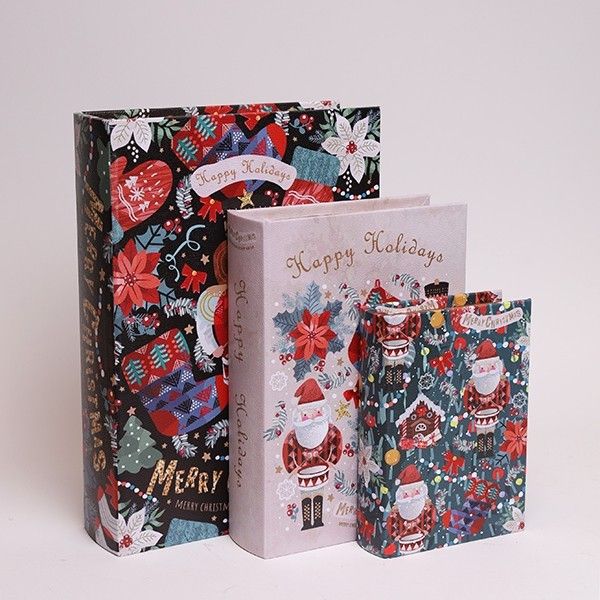 ΒΙΒΛΙΑ ΔΙΑΚΟΣΜΗΤΙΚΑ, ΜΕ ΚΑΡΥΟΘΡΑΥΣΤΗ, ΞΥΛΙΝΑ, ΣΕΤ 3 ΤΜΧ, 32x23x7, 25x18.5x5.5 ΚΑΙ 18x13x4cm Eurolamp 600-47918