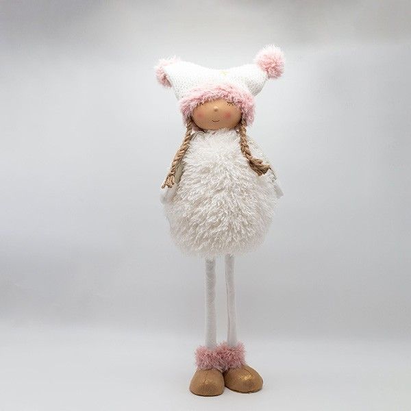 ΚΟΡΙΤΣΑΚΙ ME ΡΟΖ POM POM, 69cm Eurolamp 600-46650