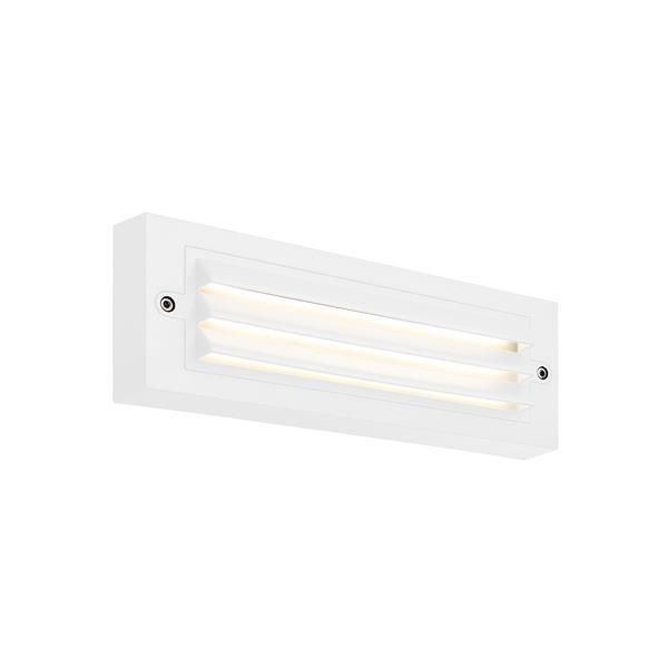 ΦΩΤΙΣΤΙΚΟ ΤΟΙΧΟΥ ΜΕ ΓΡΙΛΙΕΣ LED 6W 255X42X90 3CCT IP65 ΛΕΥΚΟ ARTE ILLUMINA SENARIO Eurolamp 145-52108