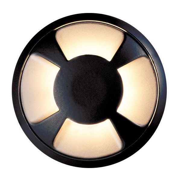 ΦΩΤΙΣΤΙΚΟ ΔΑΠΕΔΟΥ ΕΞΩΤΕΡΙΚΟ 4F LED 3W IP65 12V Φ68X24mm PRO ΜΑΥΡΟ ARTE ILLUMINA Eurolamp 145-52521
