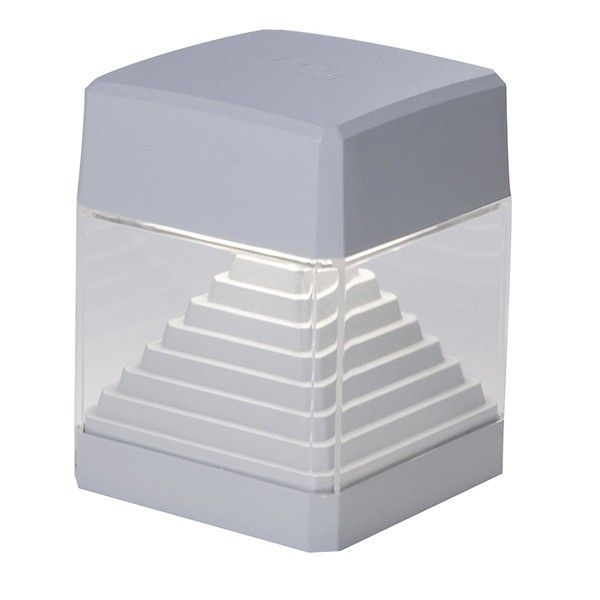 FUMAGALLI ESTER WALL ΑΠΛΙΚΑ ΤΟΙΧΟΥ  1XGX53 LED 3W 3CCT(3000K-4000K-6500K) 165mmX126mm ΓΚΡΙ Eurolamp 145-26304