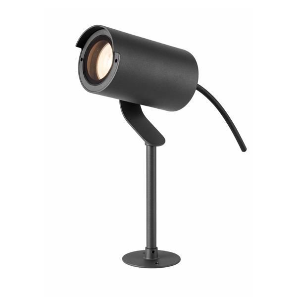 ΣΠOT ΚΗΠΟΥ ΜΕΤΑΛΛΙΚΟ ΓΡΑΦΙΤΗΣ GU10 MAX 20W IP65 240X140X75mm ARTE ILLUMINA Eurolamp 145-82038
