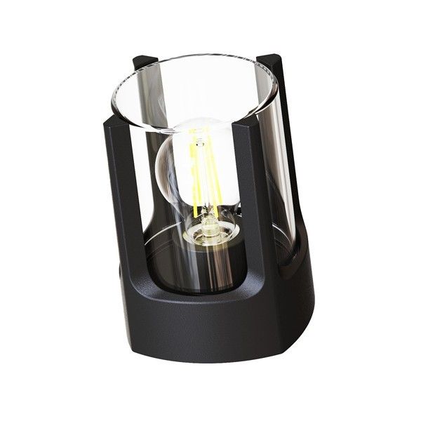 ΑΠΛΙΚΑ ΤΟΙΧΟΥ ΑΛΟΥΜΙΝΙΟΥ Ε27 ΜΑΧ 20W IP54 120Χ120Χ160mm ΜΑΥΡO ARTE ILLUMINA Eurolamp 145-20636