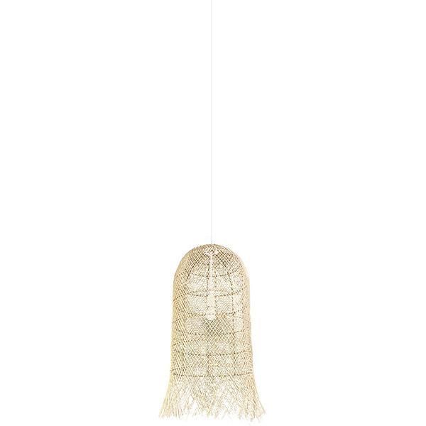 ΦΩΤΙΣΤΙΚΟ ΚΡΕΜΑΣΤΟ ΜΟΝΟΦΩΤΟ Ε27 MAX 60W Ø350X2300mm RATTAN ΦΥΣΙΚΟ ΧΡΩΜΑ ARTE ILLUMINA KAI Eurolamp 144-33025