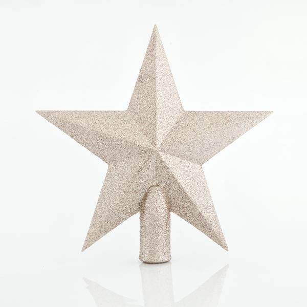 ΚΟΡΥΦΗ ΔΕΝΤΡΟΥ ΑΣΤΕΡΙ, ΣΑΜΠΑΝΙ GLITTER, ΠΛΑΣΤΙΚΗ, 20cm Eurolamp 600-42672