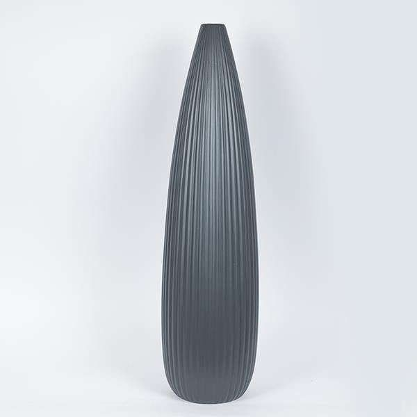 ΒΑΖΟ ΚΕΡΑΜΙΚΟ ΑΝΘΡΑΚΙ 19.5x78cm Eurolamp 752-20393