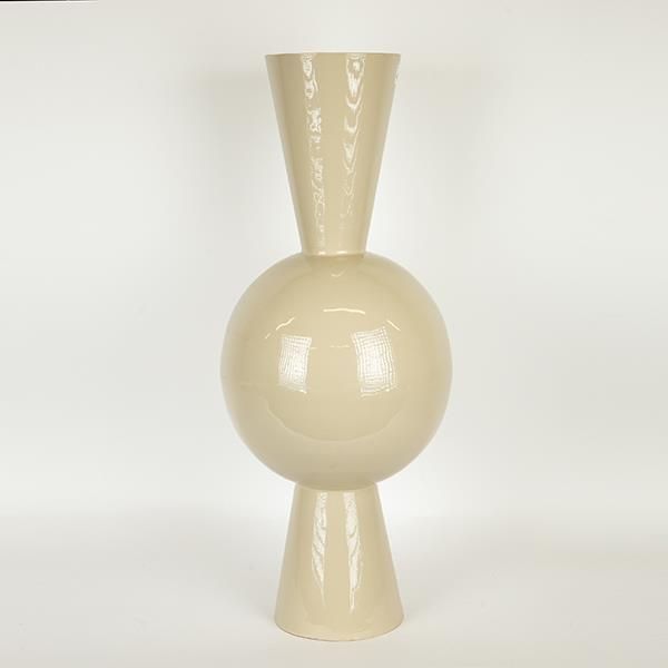 ΒΑΖΟ  ΜΕΤΑΛΛΙΚΟ ΜΠΕΖ 30x30x75cm Eurolamp 752-22052