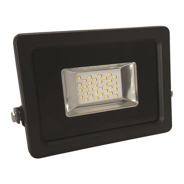 ΠΡΟΒΟΛΕΑΣ LED 20W SMD 12V/24V DC 4000K IP65 ΜΑΥΡΟΣ PLUS Eurolamp 147-69381