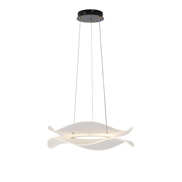 ΦΩΤΙΣΤΙΚΟ ΚΡΕΜΑΣΤΟ ΑΚΡΥΛΙΚΟ ΣΤΡΟΓΓΥΛO LED 36W 3240Lm 3000K Φ540X1250mm ΜΑΥΡΟ ARTE ILLUMINA FIRENZE Eurolamp 144-15041