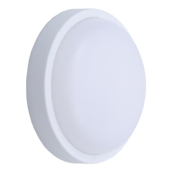 ΦΩΤΙΣΤΙΚΟ ΤΟΙΧΟΥ ΣΤΡΟΓΓΥΛΟ LED 18W Φ200X55 3000K IP54 ΛΕΥΚΟ PLUS ARTE ILLUMINA Eurolamp 145-20017