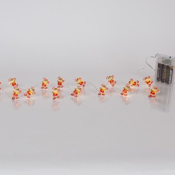 ΣΕΙΡΑ, 20 MINI LED, CANDY ΞΩΤΙΚΑ, ΜΠΑΤΑΡΙΑΣ 3xAA, ΧΡΟΝΟΔΙΑΚΟΠΤΗ, ΑΣΗΜΙ ΧΑΛΚΙΝΟ ΚΑΛΩΔΙΟ, ΘΕΡΜΟ ΛΕΥΚΟ LED ΑΝΑ 10cm, ΠΡΟΕΚΤΑΣΗ ΠΑΡΟΧΗΣ 30cm, IP20 Eurolamp 600-03358