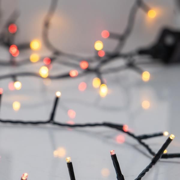 ΣΕΙΡΑ, 240 LED 3mm, 31V ΜΕΤΑΣΧΗΜΑΤΙΣΤΗ, 8 ΠΡΟΓΡΑΜΜΑΤΑ & ΜΝΗΜΗ, ΠΡΑΣΙΝΟ PVC ΚΑΛΩΔΙΟ, ΚΟΚΚΙΝΟ & ΘΕΡΜΟ ΛΕΥΚΟ LED (ΕΝΑΛΛΑΞ) ΑΝΑ 5cm, ΠΡΟΕΚΤΑΣΗ ΠΑΡΟΧΗΣ 3m, IP44 Eurolamp 600-13294
