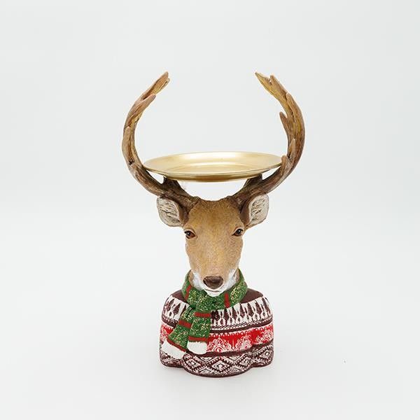 ΤΑΡΑΝΔΟΣ ΠΟΛΥΡΕΖΙΝ, ΜΕ ΠΙΑΤΕΛΑ, 16.5x26cm Eurolamp 600-46850