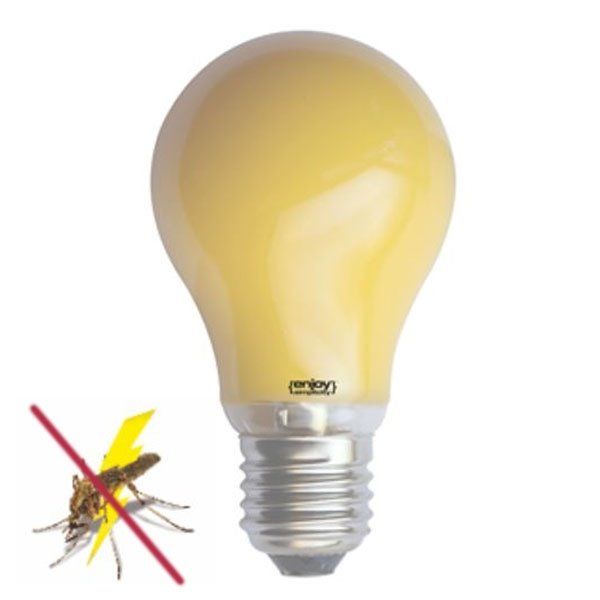 Λαμπτήρας Led Εντομοαπωθητικός Κίτρινο Χρώμα Α60 E27 6W 2500Kelvin 500lm Enjoy EL784220